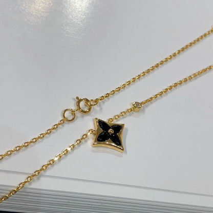 [Bling Jewelrys ]STAR BLACK MOP NECKLACE