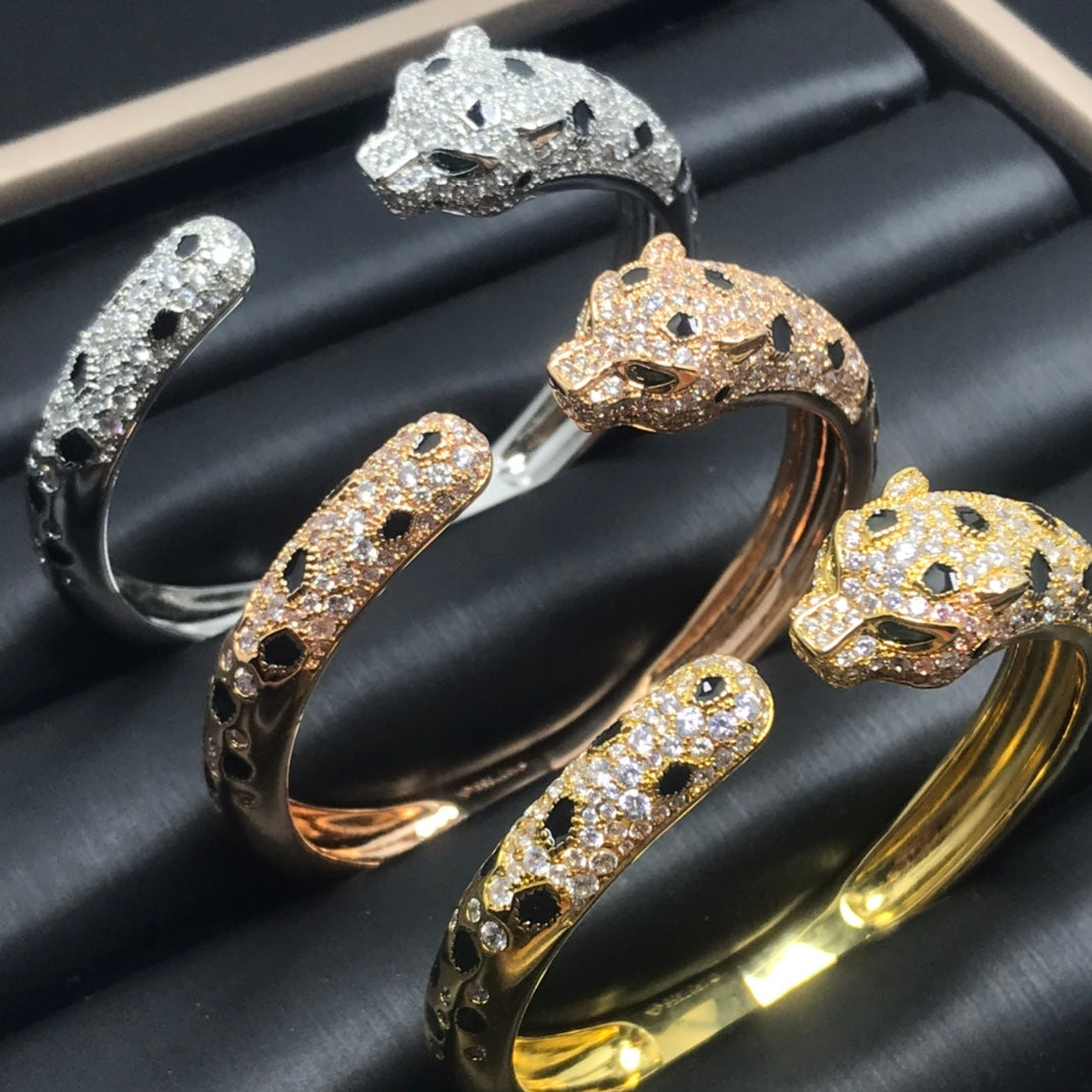 [Bling Jewelrys ]PANTHERE BIG BRACELET DIAMONDS