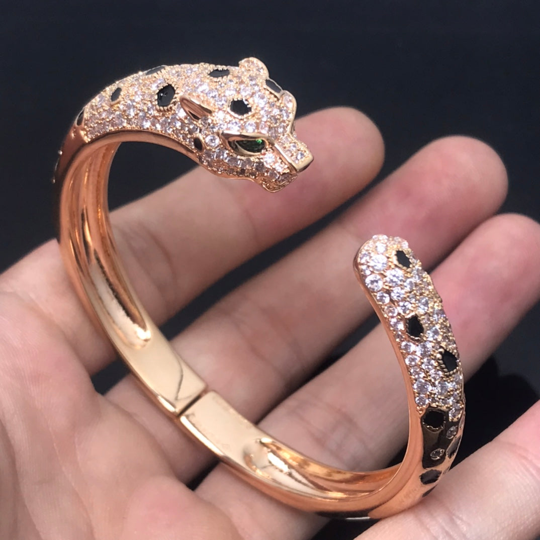 [Bling Jewelrys ]PANTHERE BIG BRACELET DIAMONDS