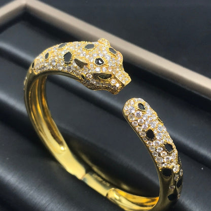 [Bling Jewelrys ]PANTHERE BIG BRACELET DIAMONDS