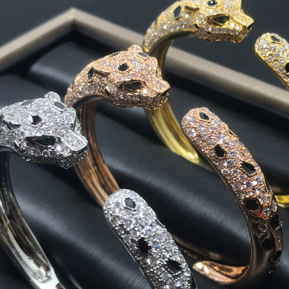 [Bling Jewelrys ]PANTHERE BIG BRACELET DIAMONDS