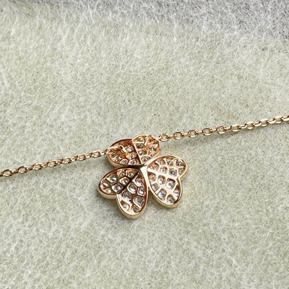 [Bling Jewelrys ]BLUMEN-DIAMANT-HALSKETTE