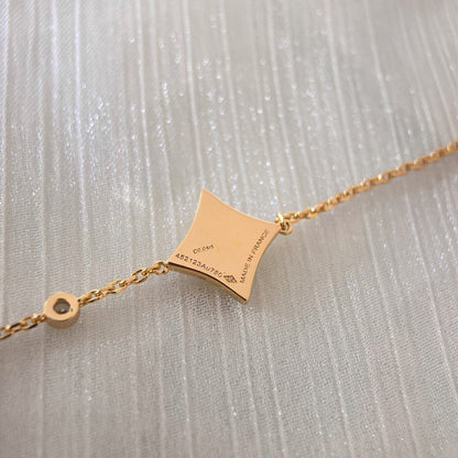 [Bling Jewelrys ]COLOR STAR CARNELIAN PINK GOLD DIAMOND BRACELET
