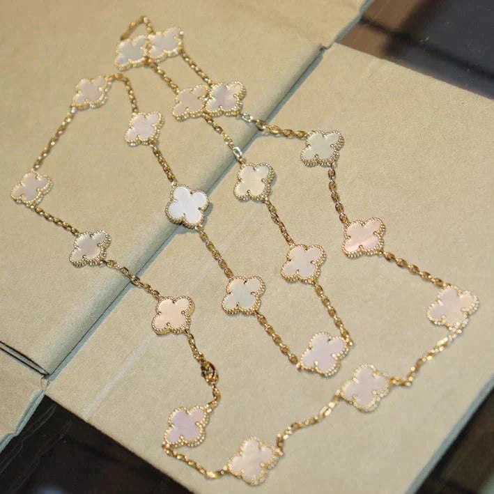 {
"Bling Jewelrys ": "ブリングジュエリー",
"CLOVER 20 MOTIFS WHITE MOP NECKLACE": "クローバー 20モチーフ ホワイトマザーオブパール ネックレス"
}