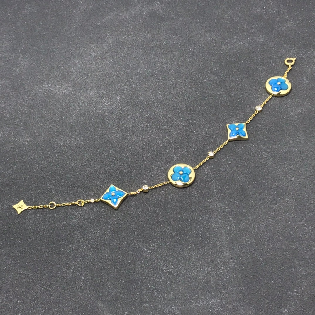 [Bling Jewelrys ]STAR AND SUN TURQUOISE 4 MOTIFS 3 DIAMONDS