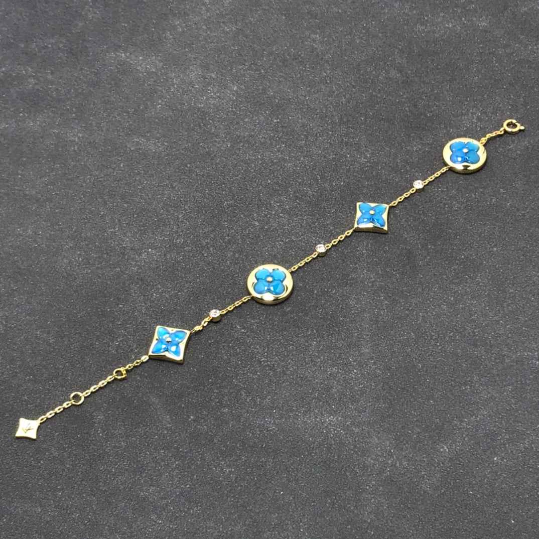 [Bling Jewelrys ]STAR AND SUN TURQUOISE 4 MOTIFS 3 DIAMONDS
