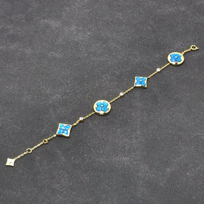[Bling Jewelrys ]STAR AND SUN TURQUOISE 4 MOTIFS 3 DIAMONDS
