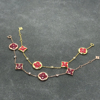 [Bling Jewelrys ]STAR AND SUN CARNELIAN 4 MOTIFS 3 DIAMONDS