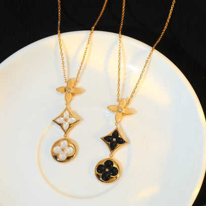 {
  "[Bling Jewelrys ]STAR AND SUN ONYX PINK GOLD NECKLACE": "【Bling Jewelrys】スター＆サン オニキス ピンクゴールドネックレス"
}