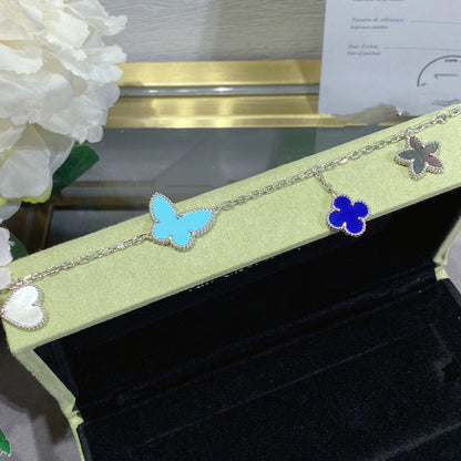 [Bling Jewelrys ]LUCKY SPRING SILVER BRACELET 4 MOTIF