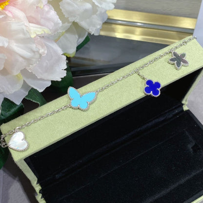 [Bling Jewelrys ]LUCKY SPRING SILVER BRACELET 4 MOTIF