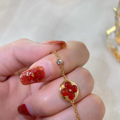 [Bling Jewelrys ]SUN PEDANT CARNELIAN BRACELET