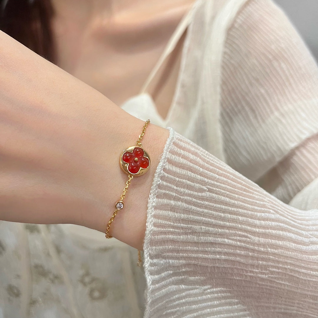 [Bling Jewelrys ]SUN PEDANT CARNELIAN BRACELET