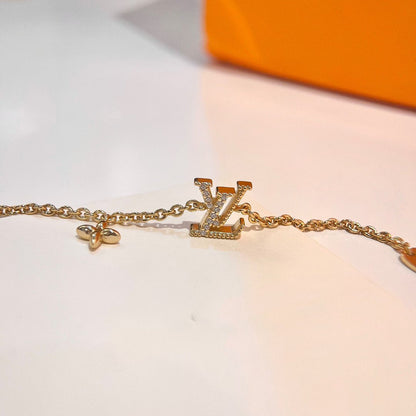 [Bling Jewelrys ]LOGO STAR MOTIF GOLD BRACELET