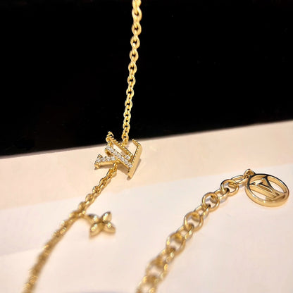 [Bling Jewelrys ]LOGO STAR MOTIF GOLD BRACELET