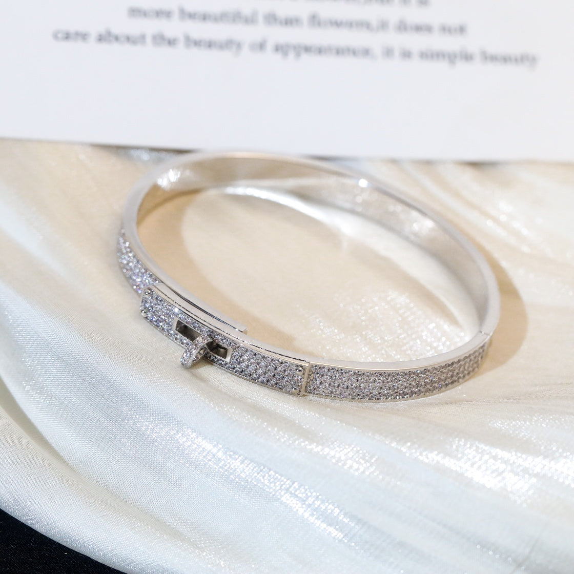 [Bling Jewelrys ]KELLY BRACELET DIAMOND PAVED