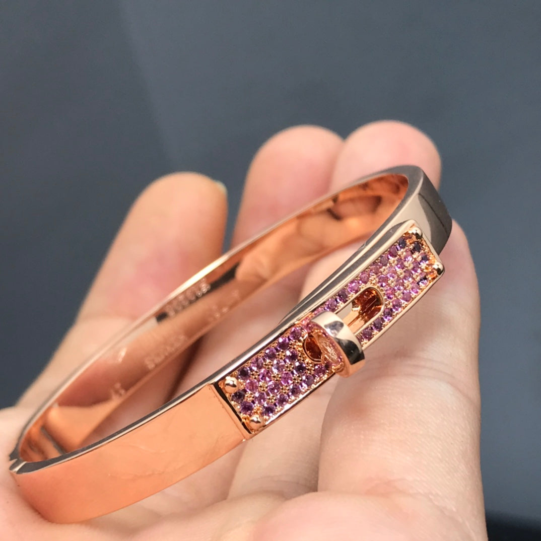 [Bling Jewelrys ]KELLY BRACELET PINK DIAMOND
