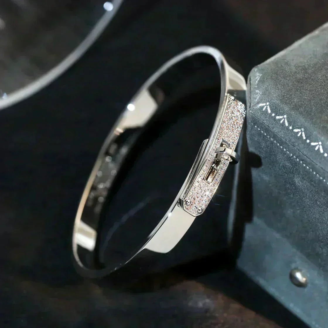 [Bling Jewelrys ]KELLY SILVER DIAMOND BRACELET