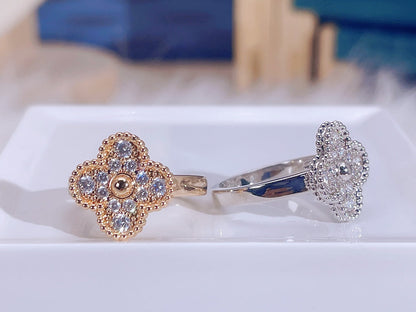 [Bling Jewelrys ]クローバーダイヤモンドリング