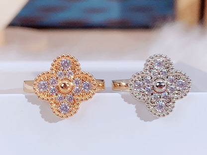 [Bling Jewelrys ]クローバーダイヤモンドリング