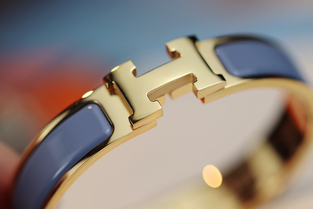 [Bling Jewelrys ]Hブレスレット 12mm ブルーグレー