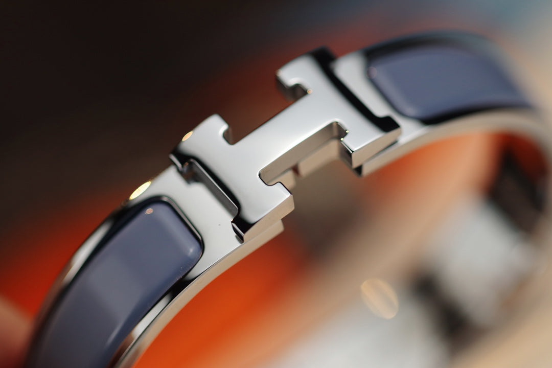 [Bling Jewelrys ]Hブレスレット 12mm ブルーグレー