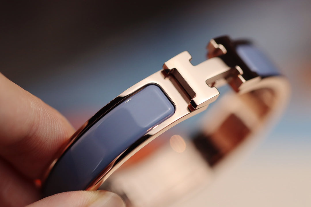[Bling Jewelrys ]Hブレスレット 12mm ブルーグレー