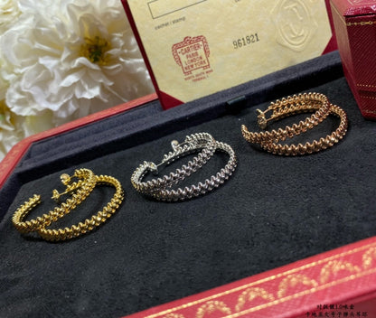 [Bling Jewelrys ]CLASH LARGE HOOP EARRINGS