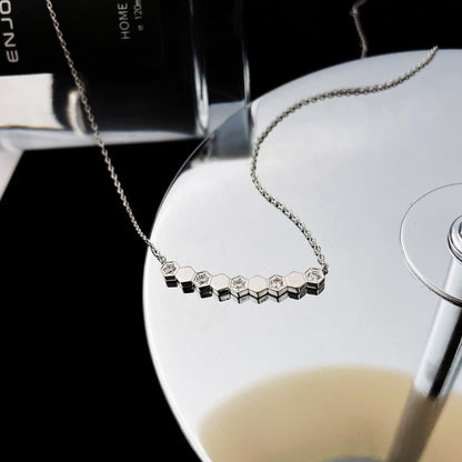 [Bling Jewelrys ]BEE MY LOVE DIAMANT-HALSKETTE