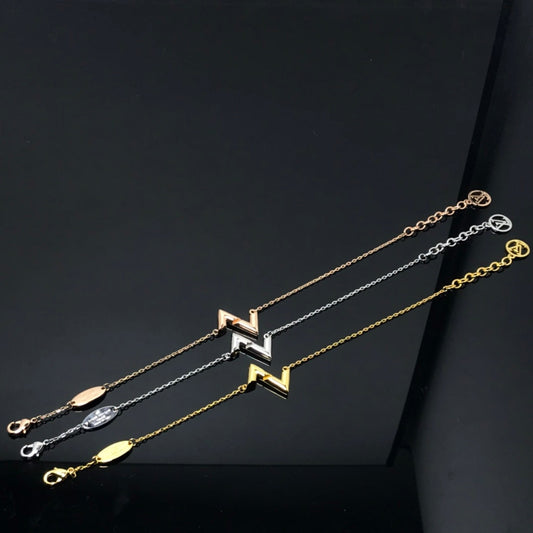 [Bling Jewelrys ]VOLT LV LOGO BRACELET
