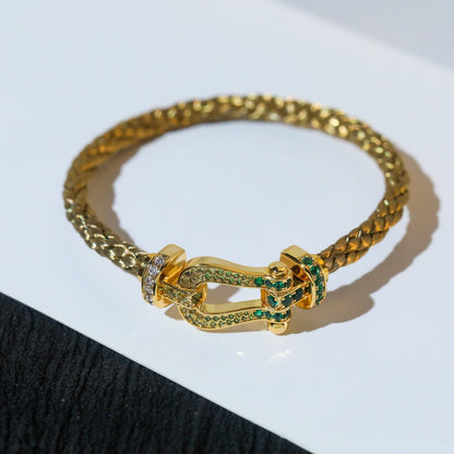 [Bling Jewelrys ]FORCE 10 GOLD GREEN DIAMOND PAVED