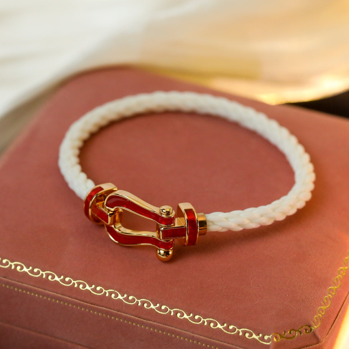 [Bling Jewelrys ]FORCE 10 WHITE TEXTILE DIAMOND PAVED