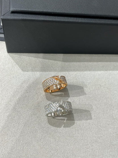 [Bling Jewelrys ]LIENS EVIDENCE  DIAMOND PAVED RING