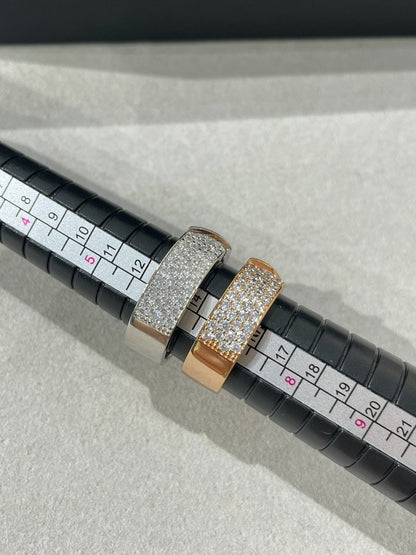 [Bling Jewelrys ]LIENS EVIDENCE  DIAMOND PAVED RING