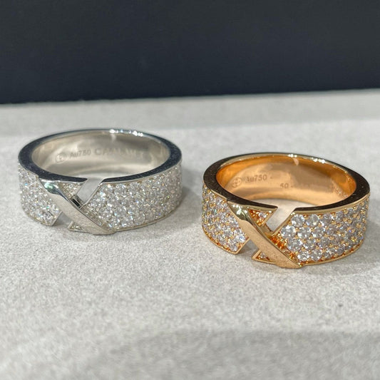 [Bling Jewelrys ]LIENS EVIDENCE  DIAMOND PAVED RING