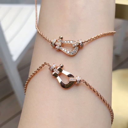 [Bling Jewelrys ]FORCE 10 ROSÉGOLD-DIAMANT-HALSKETTE