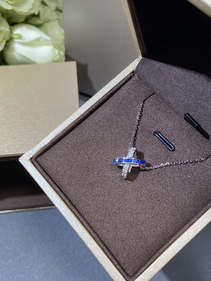 [Bling Jewelry] LIENS DIAMANT-SILBERHALSKETTE