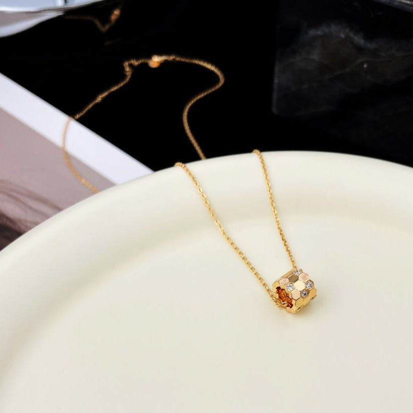 [Bling Jewelrys ]BEE MINI PEDANT DIAMOND NECKLACE