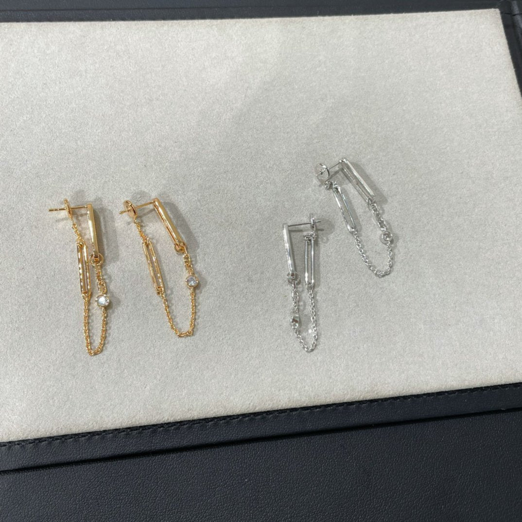 [Bling Jewelrys ]CHAINE CHAOS DIAMOND DROP EARRINGS