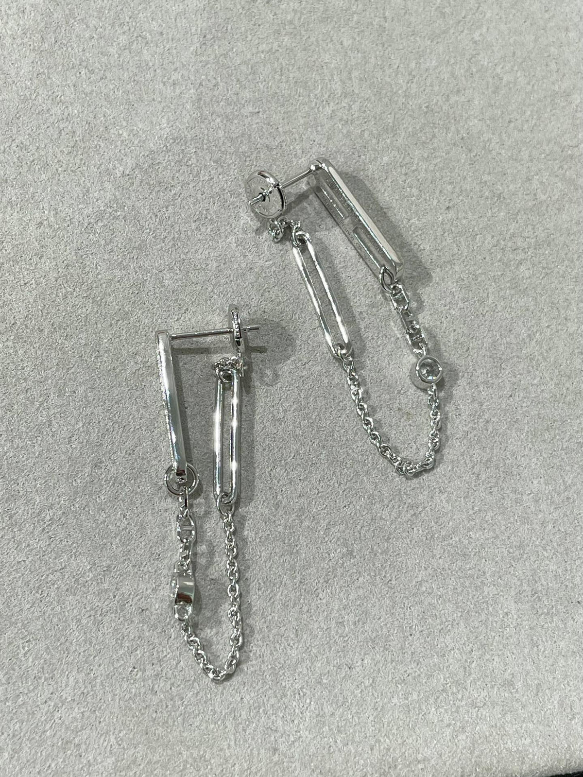 [Bling Jewelrys ]CHAINE CHAOS DIAMOND DROP EARRINGS