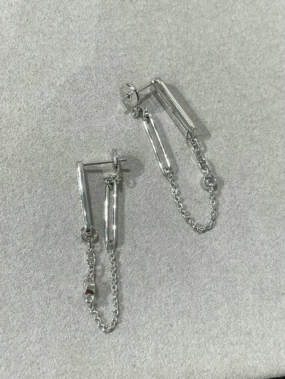 [Bling Jewelrys ]CHAINE CHAOS DIAMOND DROP EARRINGS