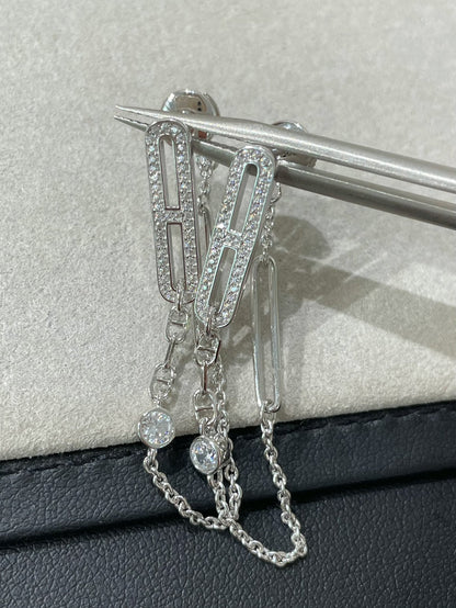 [Bling Jewelrys ]CHAINE CHAOS DIAMOND DROP EARRINGS