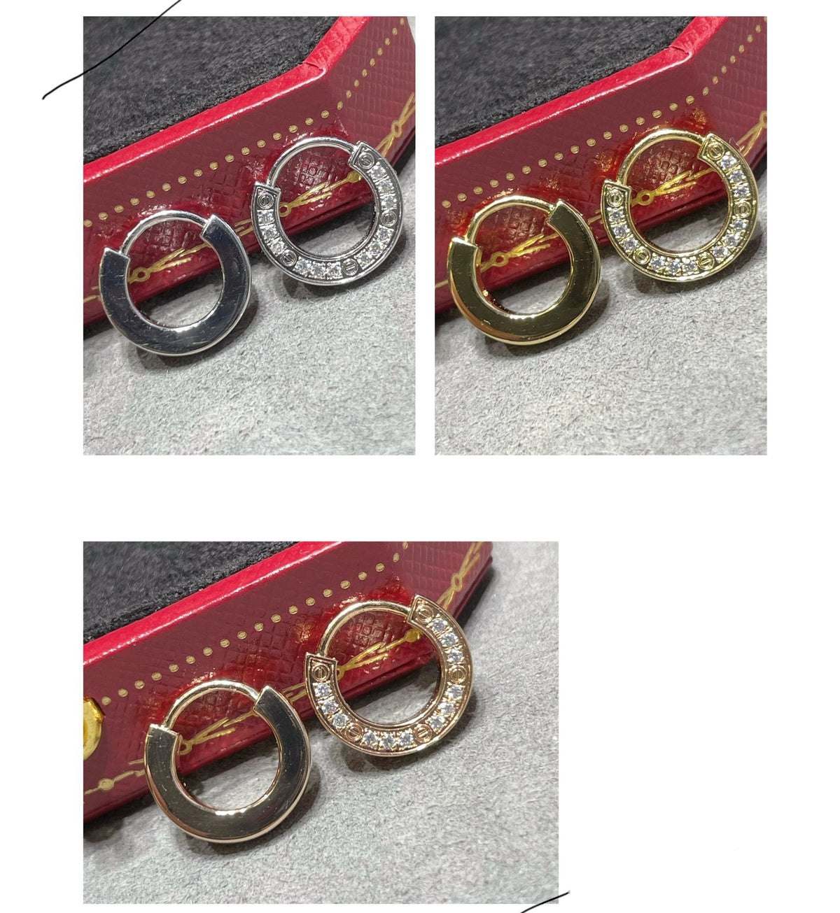 [Bling Jewelrys ]LIEBES-DIAMANT-OHRRINGE