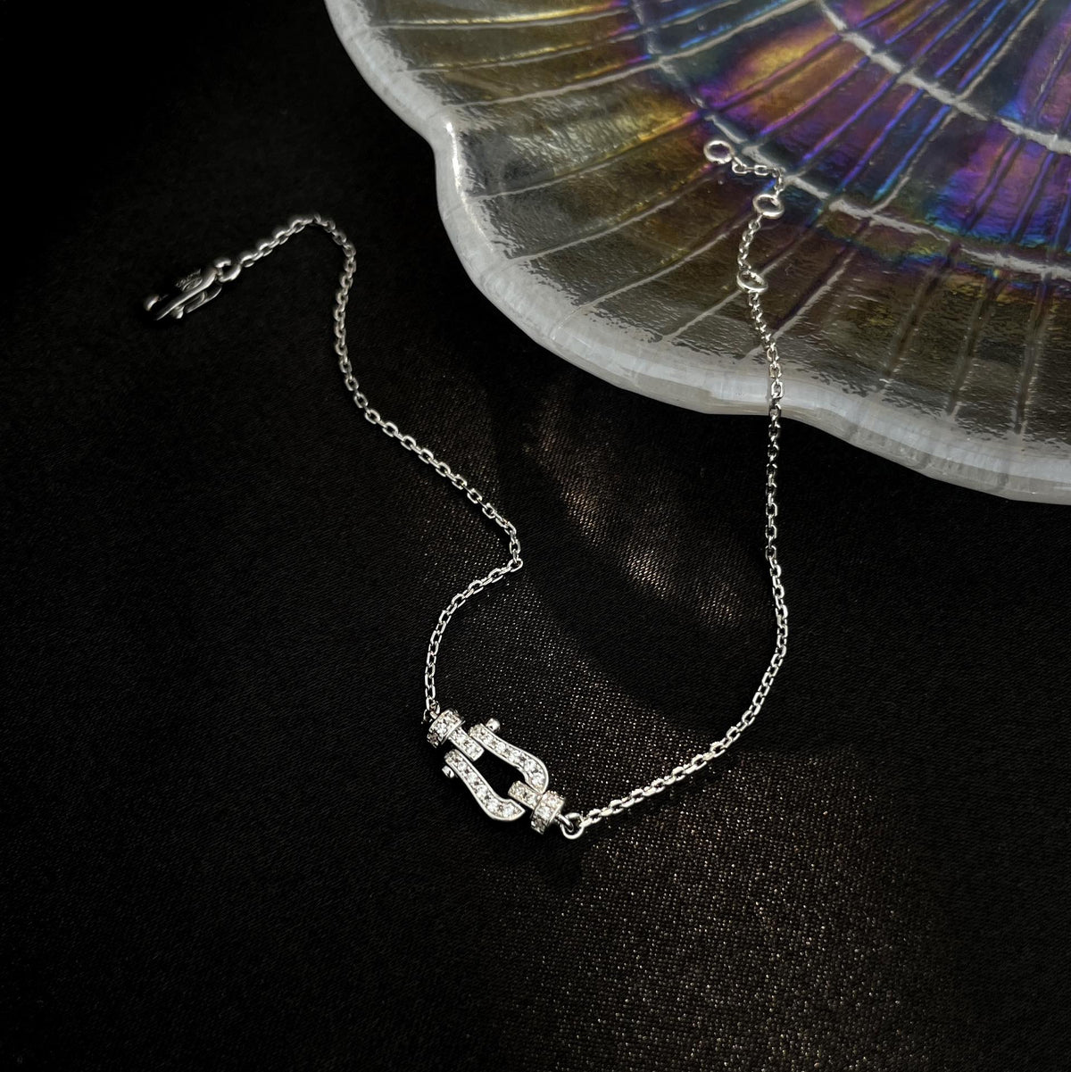 [Bling Jewelrys ]FORCE 10 FULL DIAMOND BUCKLE CHAIN LINK MINI MODEL