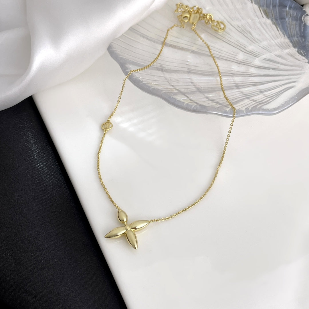 [Bling Jewelrys ]LOUISETTE GOLD NECKLACE