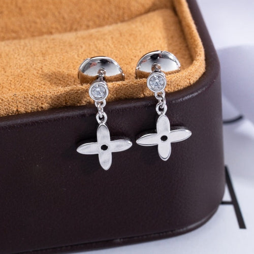 [Bling Jewelrys ]VIDYLLE SILVER DIAMOND MINI DROP EARRINGS