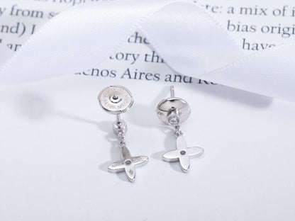 [Bling Jewelrys ]VIDYLLE SILVER DIAMOND MINI DROP EARRINGS