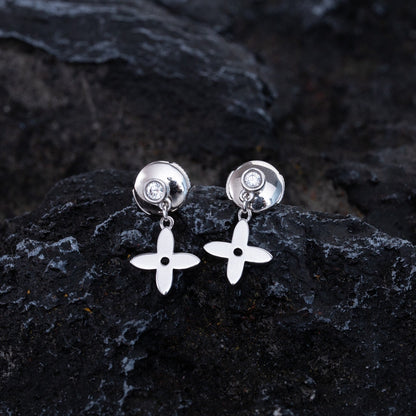[Bling Jewelrys ]VIDYLLE SILVER DIAMOND MINI DROP EARRINGS