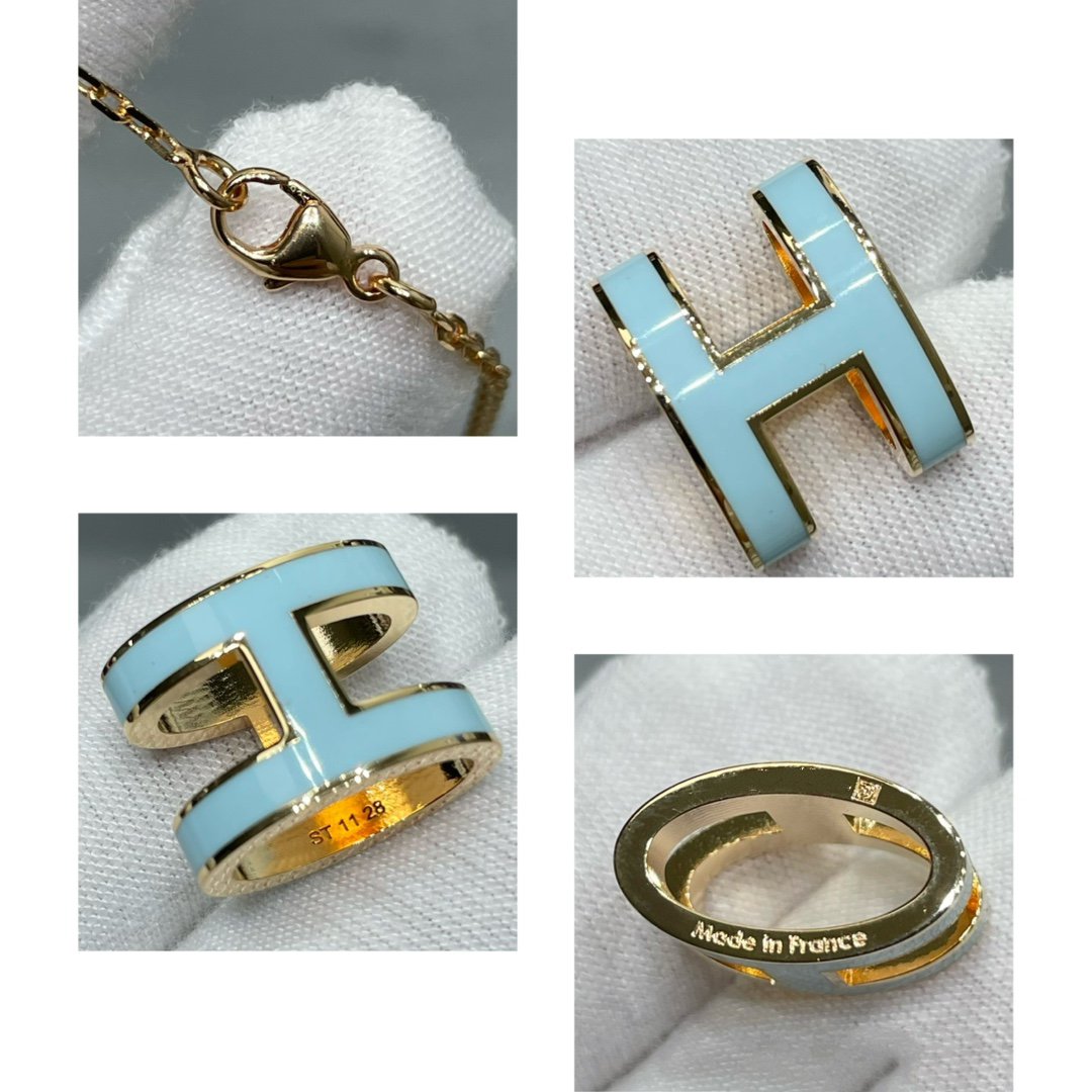 [Bling Jewelrys ]POP H SKY BLUE NECKLACE