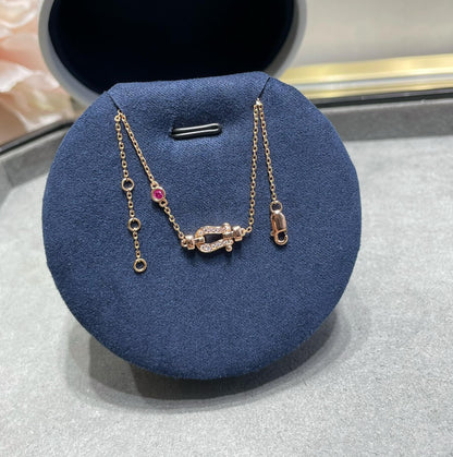 [Bling Jewelrys ]FORCE 10 DIAMOND CHAIN LINK PINK GOLD BRACELET